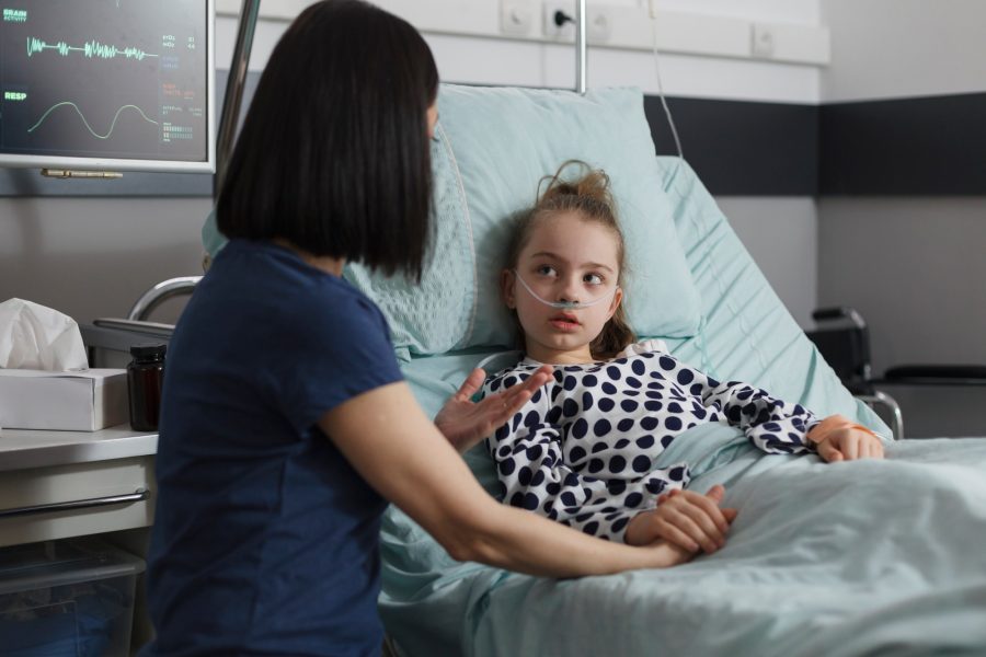 pics of sick kids - she cares
