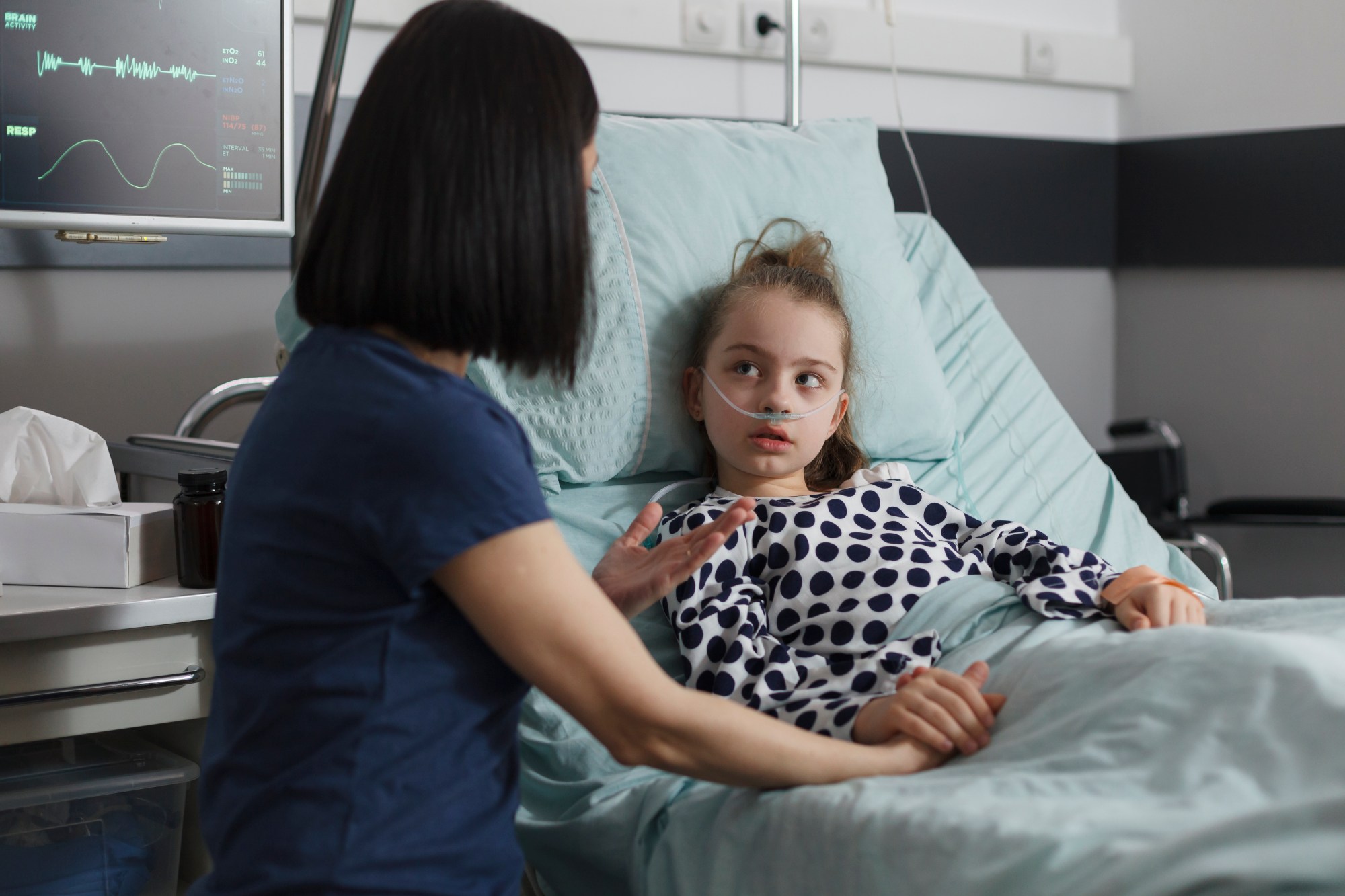 pics of sick kids - she cares